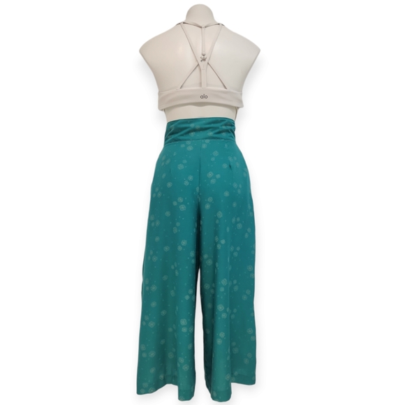 Vintage Wide Leg Cropped Palazzo Pants sm/med - Picture 2 of 9